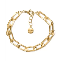 Brand new π Alfani Silver-Tone Sculptural Link Charm V-Hoop Earrings, Created For Macy's π―