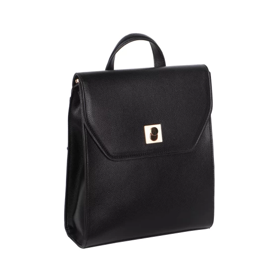 Budget βοΈ Alfani Circle Lock π Backpack, Created For Macy's Black/gold β - Image 8