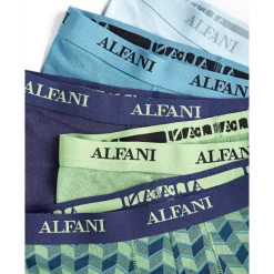 Deals 🎁 Alfani Men's Regular Fit Traveler Stretch Geo Print 👗 Dress 👕 Shirt, Created For Macy's Navy 🎉