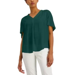 Cheap 👏 Alfani Men's Slim Fit 2-Way Stretch Stain Resistant Geometric Print 👗 Dress 👕 Shirt, Created For Macy's Blue ⌛