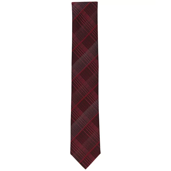 Promo π― Alfani Men's Devon Plaid Tie, Created For Macy's Purple π - Image 4