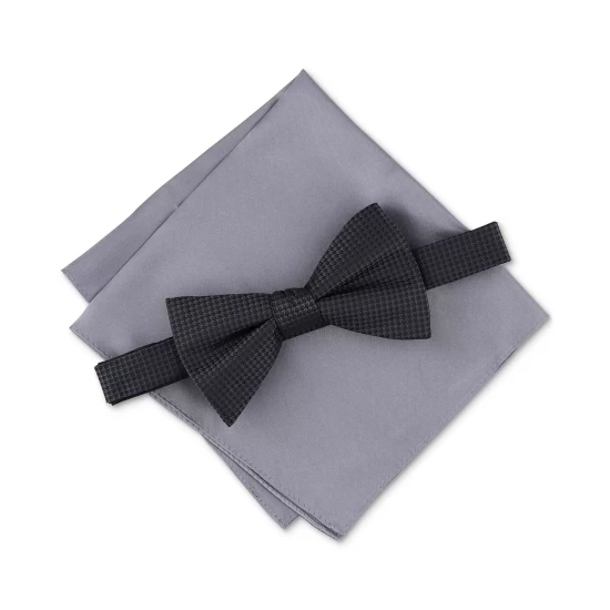 Cheapest π― Alfani Men's Walley Solid Bow Tie & Pocket Square Set, Created For Macy's Purple π― - Image 2