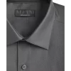 Best Sale 😉 Alfani Men's Regular Fit 2-Way Stretch Formal Convertible-Cuff 👗 Dress 👕 Shirt, Created For Macy's Sierradale White 👍
