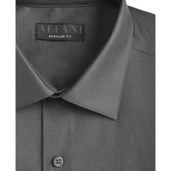 Best Sale π Alfani Men's Regular Fit 2-Way Stretch Formal Convertible-Cuff π Dress π Shirt, Created For Macy's Sierradale White π