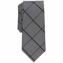 Buy β€οΈ Alfani Men's Baytree Grid Tie, Created For Macy's Grey βοΈ