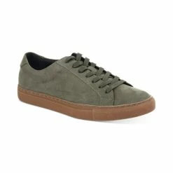 Cheap 😀 Alfani Men's Grayson Suede Lace-Up 👟 Sneakers, Created For Macy's Olive 🛒