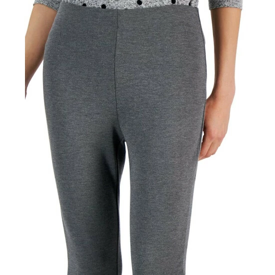 Wholesale π Alfani Petite Skinny Elastic-Waist Pull-On Ankle Pants, Created For Macy's Dark Grey Heather π - Image 4