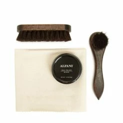 Best Pirce 🤩 Alfani 👟 Shoe Accessories 4 Piece Pro 👟 Shoe Care Kit, Created For Macy's Brown 🔔