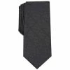 Coupon 😉 Alfani Men's Windowpane Tie, Created For Macy's Black 😀