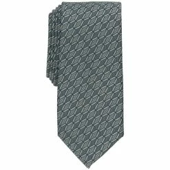 Best Sale 👏 Alfani Men's Harper Geo-Print Tie, Created For Macy's Mint 🔔