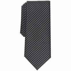 Best deal 😍 Alfani Men's Slim Neat Tie, Created For Macy's Black 🔥