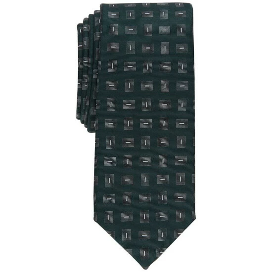 Discount 𧨠Alfani Men's Belmont Geo-Print Tie, Created For Macy's Red β