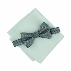 Budget 💯 Alfani Men's 2-Pc. Bow Tie & Pocket Square Set, Created For Macy's Mint 😍