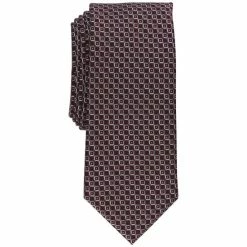 Best Sale β€οΈ Alfani Men's Tindall Mini-Medallion Tie, Created For Macy's Burgundy π