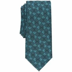 Buy π Alfani Men's Wilson Slim Geometric Tie, Created For Macy's Aqua π