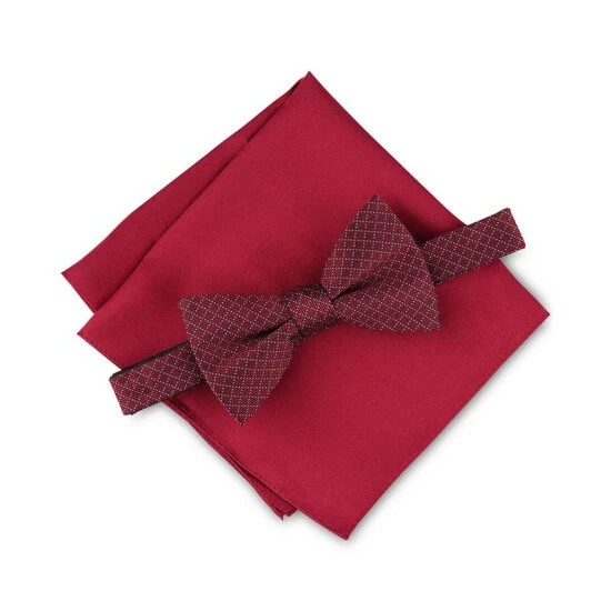 Coupon β Alfani Men's Oakdale Bow Tie & Pocket Square Set, Created For Macy's Red π