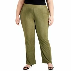 Outlet 😉 Alfani Plus Size Pull-On Bootcut Pants, Created For Macy's Deep Black 😉