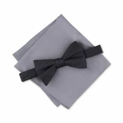Cheapest 💯 Alfani Men's Walley Solid Bow Tie & Pocket Square Set, Created For Macy's Purple 💯