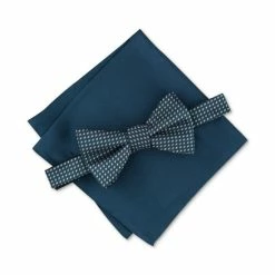 Best reviews of π Alfani Men's 2-Pc. Bow Tie & Pocket Square Set, Created For Macy's Teal π