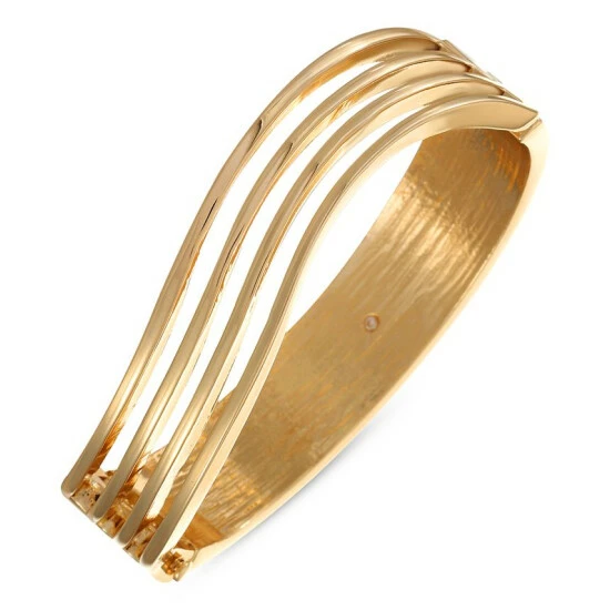 Promo π Alfani Gold-Tone Wavy Multi-Row Bar Bangle Bracelet, Created For Macy's β€οΈ