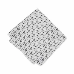 Buy 😀 Alfani Men's Angle Geo-Print Pocket Square, Created For Macy's Black ✨