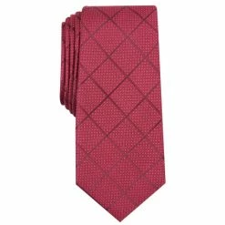 Flash Sale β Alfani Men's Sussex Pane Tie, Created For Macy's Silver π