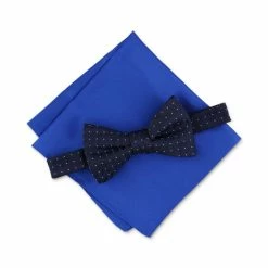 Best deal β¨ Alfani Men's Hursley Mini Dot Pre-Tied Bow Tie & Solid Pocket Square Set, Created For Macy's Teal π