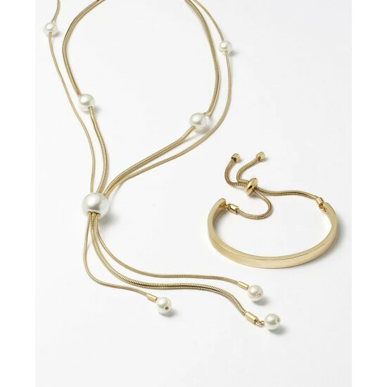 Wholesale βοΈ Alfani Curved Bar Slider Bracelet, Created For Macy's Rose π€© - Image 2