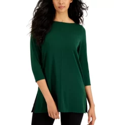Cheap 🧨 Alfani High-Low Tunic, Created For Macy's Deep Black 🎁