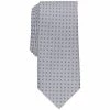 Best Sale 😀 Alfani Men's Slim Geo Neat Tie, Created For Macy's Silver 🛒