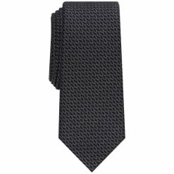 Budget 🧨 Alfani Men's Slim Geometric Tie, Created For Macy's Silver 😀