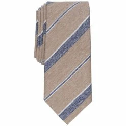 Best Pirce 🛒 Alfani Men's Gwen Stripe Slim Tie, Created For Macy's Blue ❤️
