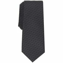 Discount π Alfani Men's Sheffer Geo Tie, Created For Macy's Black β
