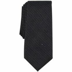 New 😀 Alfani Men's Sutter Mini-Grid Tie, Created For Macy's Burgundy ⭐