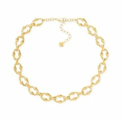 Top 10 βοΈ Alfani Gold-Tone Sculptural Link Collar Necklace, 17 + 2 Extender, Created For Macy's π