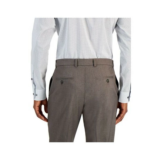 Deals 𧨠Alfani Men's Regular Fit Traveler Stretch π Dress π Shirt, Created For Macy's White Blue π - Image 3