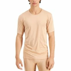 Hot Sale 🧨 Alfani Men's Air Mesh Undershirt, Created For Macy's Beige 😀