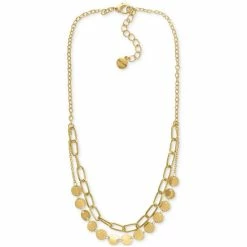 Wholesale π€© Alfani Gold-Tone Two-Row Necklace, 18 + 2 Extender, Created For Macy's βοΈ