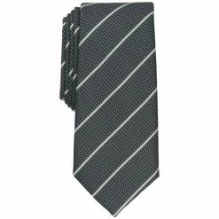 New 💯 Alfani Men's Terra Stripe Slim Tie, Created For Macy's Pink 🔔