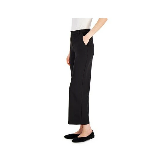 Coupon 𧨠Alfani π© Women's Pull-On Wide-Leg Pants, Created For Macy's Modern Navy 𧨠- Image 3