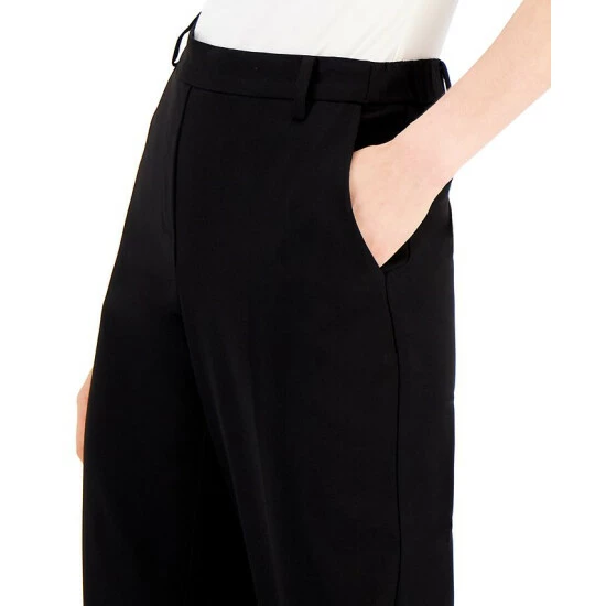 Coupon 𧨠Alfani π© Women's Pull-On Wide-Leg Pants, Created For Macy's Modern Navy 𧨠- Image 4
