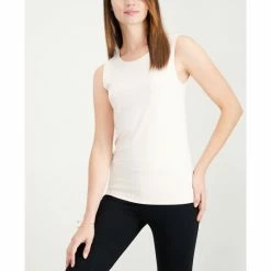 Best Sale 🎉 Alfani Petite High Neck Tank Top, Created For Macy's Deep Black ❤️