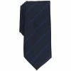 Hot Sale ✨ Alfani Men's Terra Stripe Slim Tie, Created For Macy's Navy 🤩