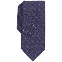 Hot Sale βοΈ Alfani Men's Reeder Geo-Print Tie, Created For Macy's Rose π