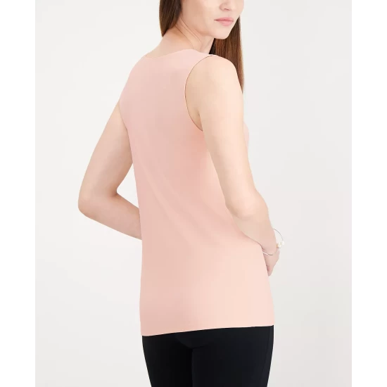 Hot Sale π Alfani Sleeveless Layering Tank Top, Created For Macy's Fresh Cream 𧨠- Image 6