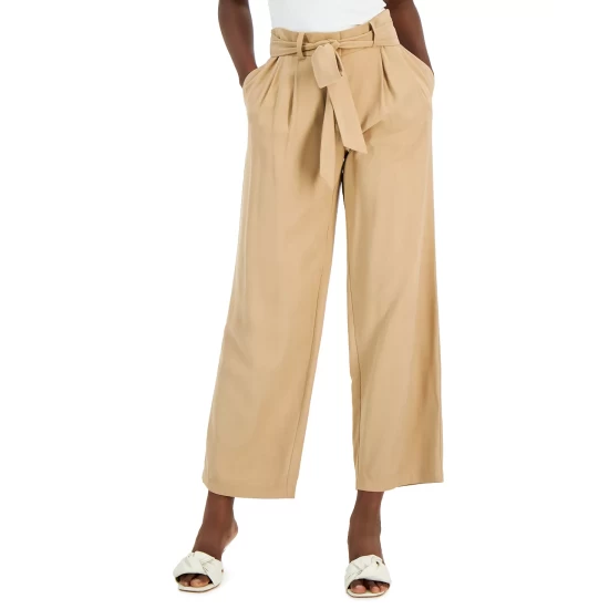 Coupon π Alfani π© Women's Tie-Belt Trousers, Created For Macy's New Fawn π - Image 6