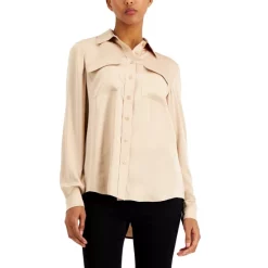 Wholesale ✨ Alfani Petite Printed Boat-Neck Tunic, Created For Macy's Var Spt Red Bur 🥰