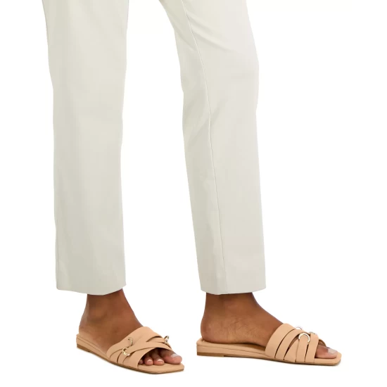 Flash Sale βοΈ Alfani Ivyy Flat π©΄ Sandals, Created For Macy's Nude Smooth π₯° - Image 3