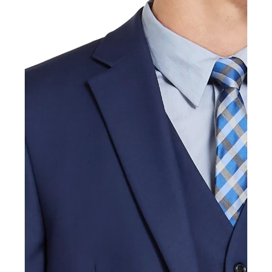 Discount π Alfani Men's Slim-Fit Stretch Solid Suit Pants, Created For Macy's Navy π - Image 3