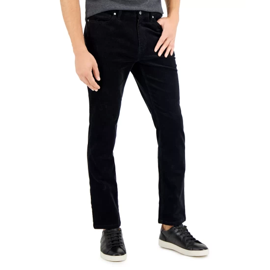 Coupon β Alfani Men's Corduroy Pants, Created For Macy's Grey Combo π₯ - Image 4